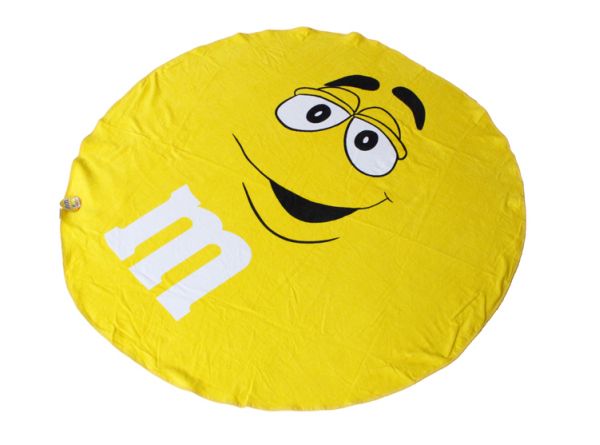 Custom Print M&M Round Beach Towel custom round beach towel beach round towel