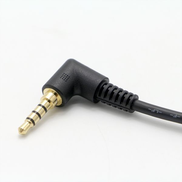 OEM 90 Degree Right Angle 3.5mm TRRS Jack Male To 3.5mm TRRS Jack Male Audio Cable