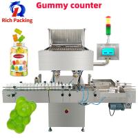 Compteur gommeux automatique de bonbons mous de sucrerie d'ours comptant la grande vitesse de machine