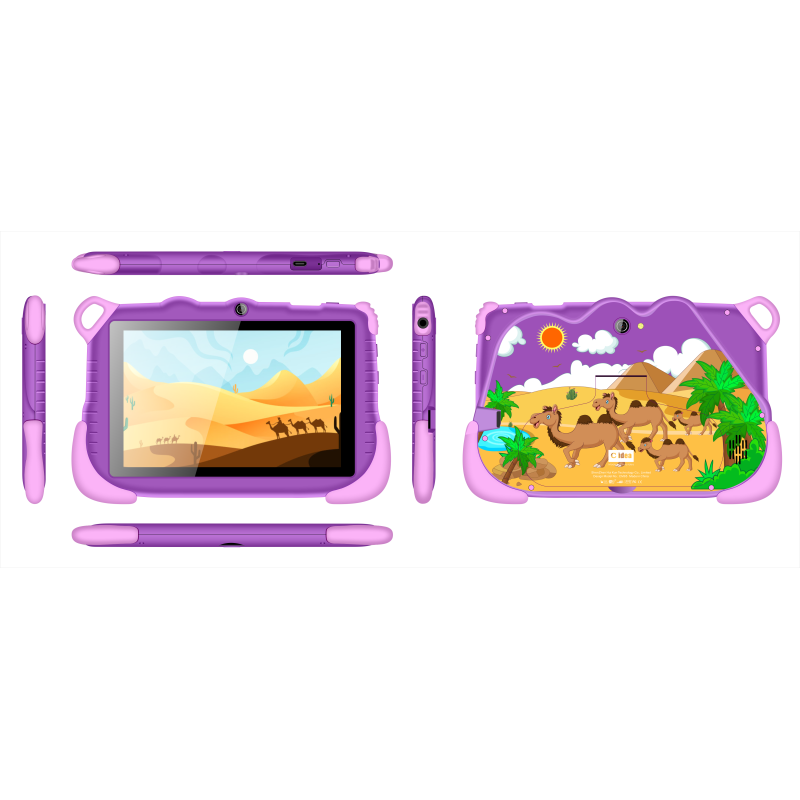 Newest Tablets C Idea 6+128GB Android 12 Tablet Kidspad with Educational APP CM85 purple