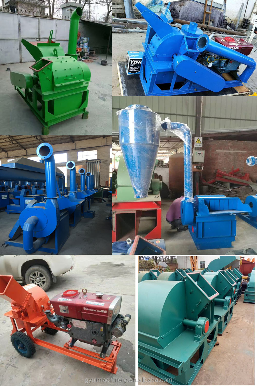 Сдавливание отходов древесины из биомассы с помощью деревянного бревна