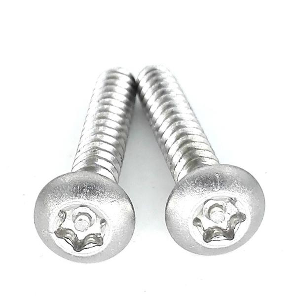 Stainless Steel Pin Tamper Torx Security Button Head Machine Screw