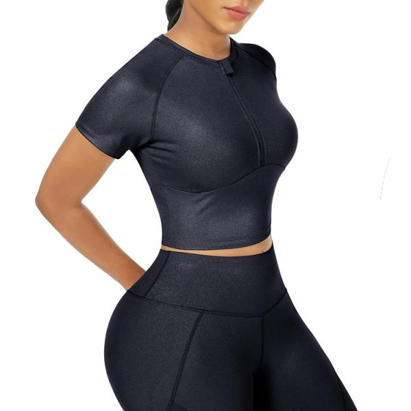 Women Activewear Sets HEXIN 2021 Quick Dry Yoga Set in Sexy Black/Blue/Orrange/Green