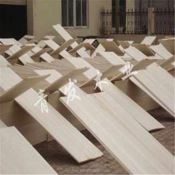 Solid Wood Board Beech Wood Paulownia Wood Coffins for Bleached or Natural Finish