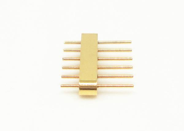 Vidro hermético de 6 pinos para metal os encabeçamentos do Multi-pino dos conectores do selo que espaçam 1.27mm