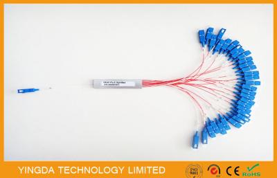 Do elevado desempenho de aço passivo do tubo de GPON divisor de fibra ótica G652D G657A1 G657A2 Hytrel do PLC