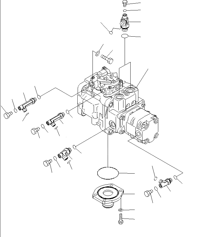 PC50MR-2 708-1S-11212 Hydraulic Main Pump 708-3S-00513 708-3S-00511 708-3S-00512