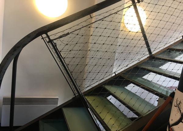 Flexible Ferruled Stainless Steel Wire Rope Mesh For Balustrade Railing