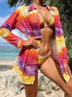 Un maillot de bain en trois pièces parfait pour l'été à la plage