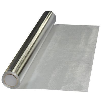 10 X 9 Mesh Aluminum Foil Fiberglass Cloth with High Tear Resistance and 7 Micron Al Foil Thickness