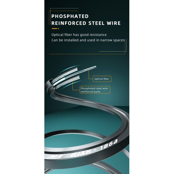 GJXH GJYXCH GJYXFCH FTTH Indoor 1 Core aerial Fiber Optic Cable