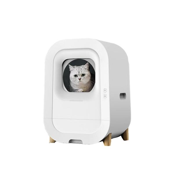 Intelligent Self Cleaning Automatic Smart Cat Litter Box with Remote Control and ABS