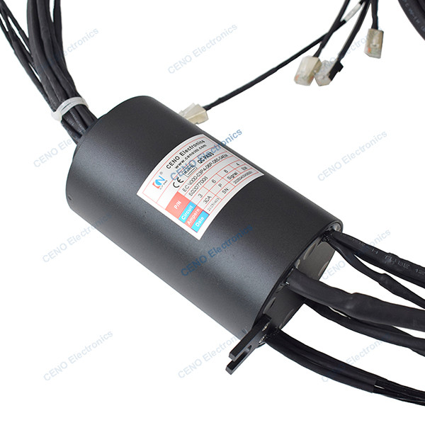 Ethernet Slip Ring With Electric Power Signal And Ethernet For Industrial System