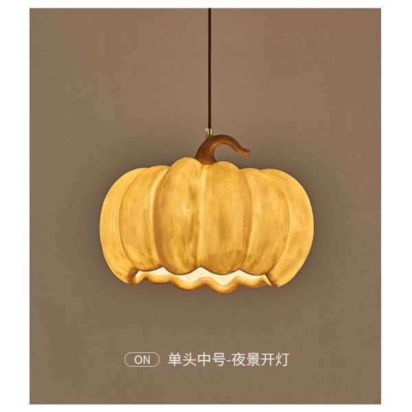 Designer Restaurant Island LED Chandelier Retro Resin Pumpkin Lamp Bedroom Wabi Sabi Pendant Lamps(WH-VP-165)