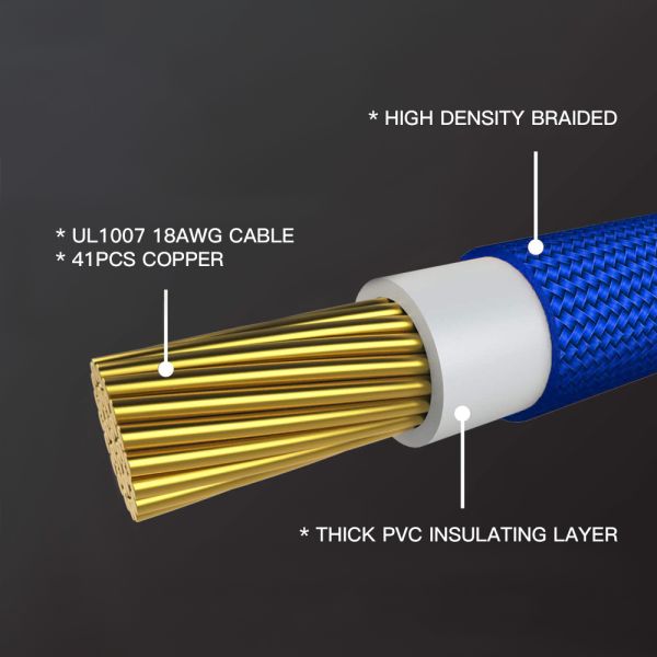 ATX Extension PSU Cable Extension 24 pin Power Supply PSU Extension Sleeved Cable Power Supply Cable PSU Wire Coated Copper