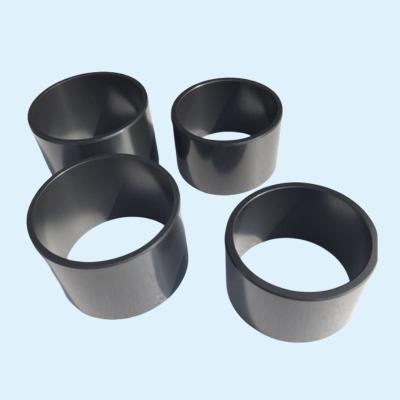 Peças de estrutura pretas de moedura personalizadas tamanho da cerâmica do carboneto de silicone sic usadas na moedura