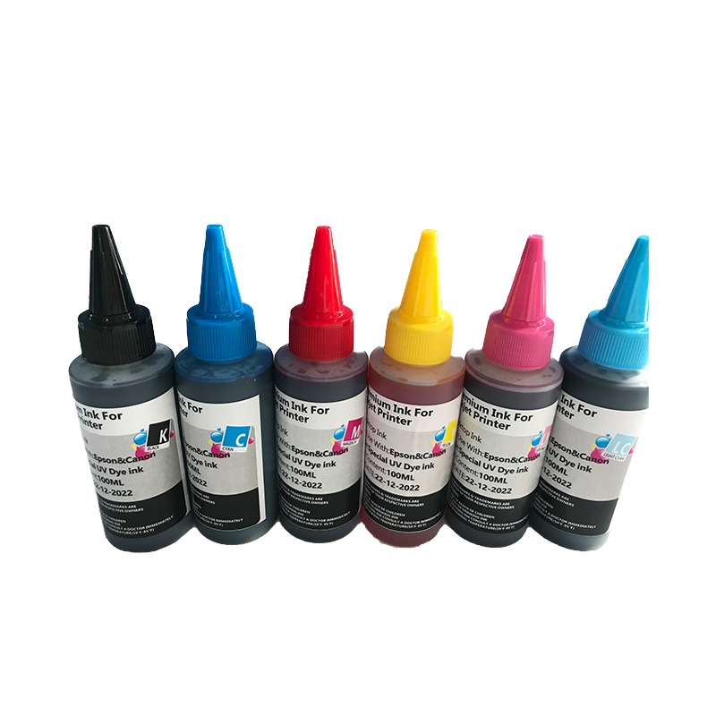 Fcolor Universal Compatible Refil Special UV Dye Ink for 1 L UV Customized Packaging