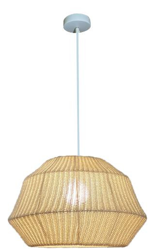 PS Wool Knitting Pendant Lampshade Metal Frame For Bars And Rooms