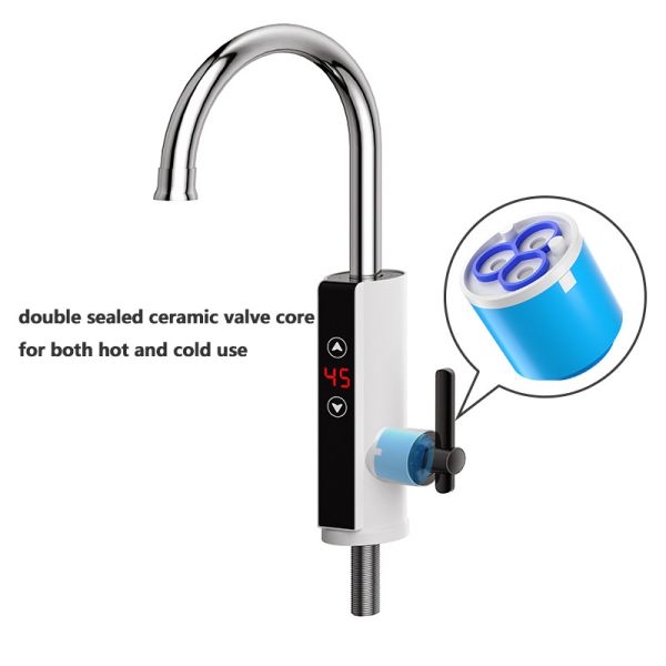 304 Stainless Steel Electric Instant Water Tap Hot Type Quick Heating Over Water Kitchen Heater Tap