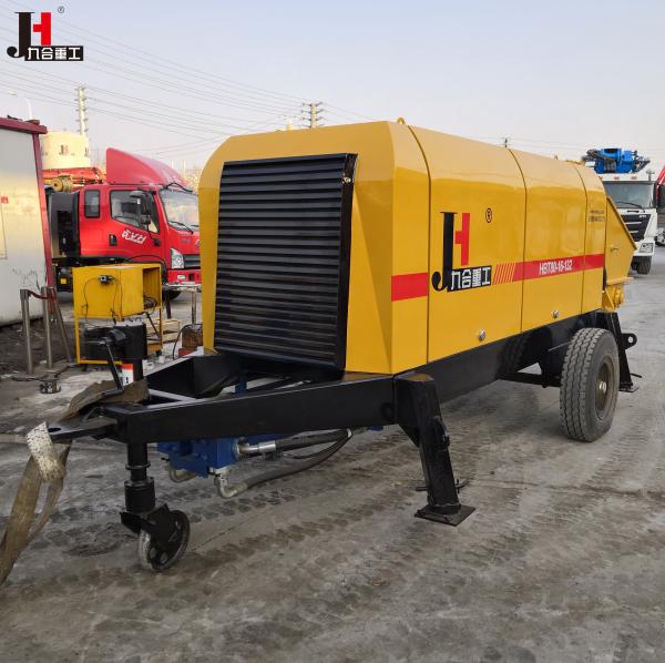 Diesel And Electric Power Type Tow Behind Trailer Stationary Station Concrete Pump Schwing Stetter Concrete Pumps