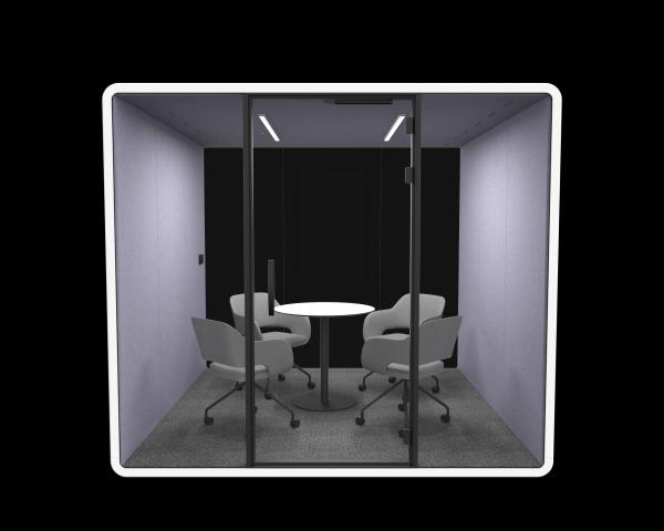 Sala insonorizada de transmisión directa