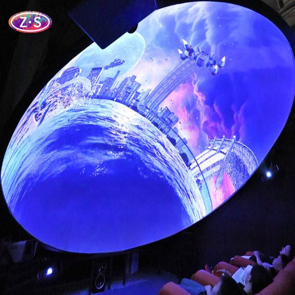 Panoramic Display Interactive Dome Projection System For Cultural Venues