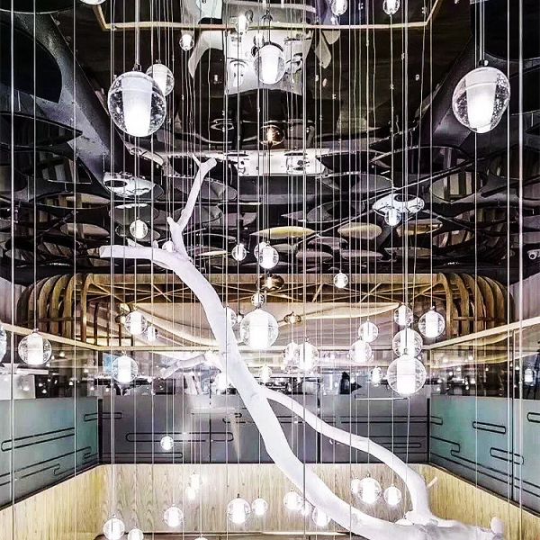 SAA Lobby Villa Decoration Luxury Pendant Light For Restaurant