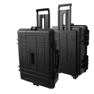 Maleta rígida con ruedas de plástico IP67 a prueba de agua, 6.1 kg, 666x500x220mm