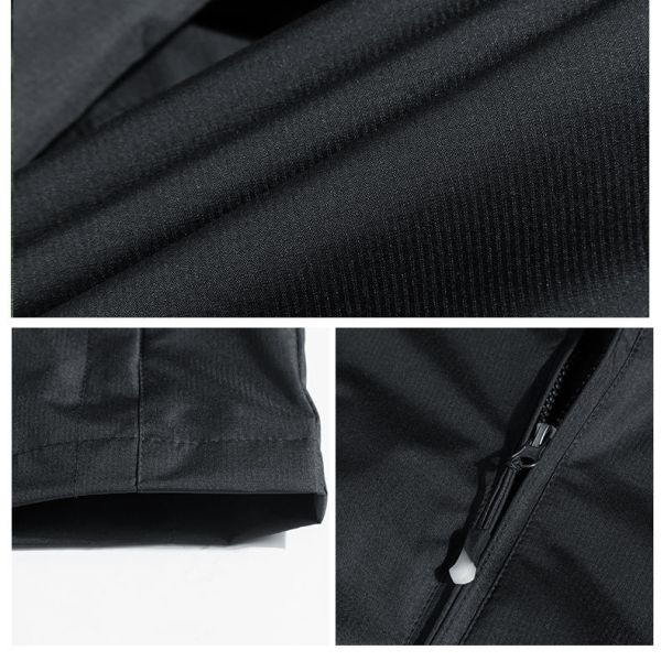 Unisex Rain Polyester Waterproof Sports Track Jacket For Training Running