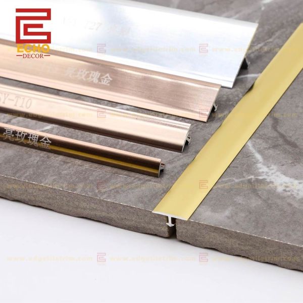 Aluminum T Profile Floor Transition Strips Room Flooring Dividers