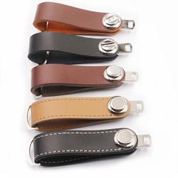 Custom Leather Key Chain Business Car Compact PU Key Holder Organizer