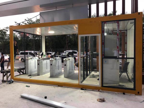 Portable Prefabricated Steel Structure Security Container Modern Metal Guard