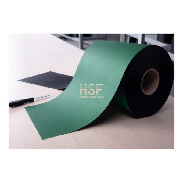 90μm Base Film 25μm Emboss Depth Green-Black Dual-Color CPP Film for High-End Stationery and Packaging