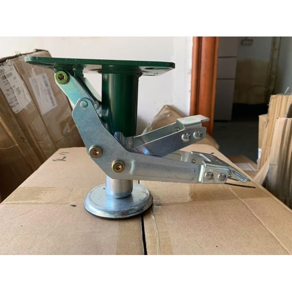 Зеленые оцинкованные стальные колеса поднимают верхние джаки 300 кг грузоподъемности