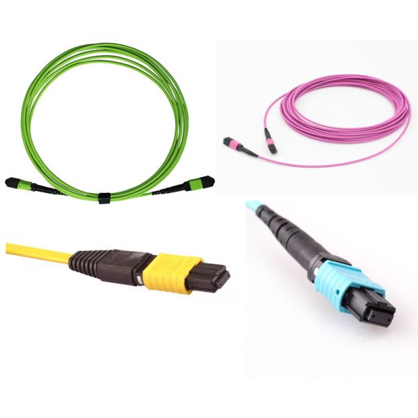 Кабель волокна центра данных MPO гибкого провода оптического волокна CPR 24C