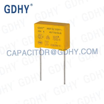 Capacitor da segurança do filme 0.68UF 310V MKP X2 do polipropileno