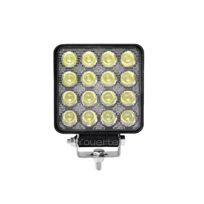 Warm Yellow 48w 12v Led Tractor Lights , Fog 24 Volt Tractor Lights