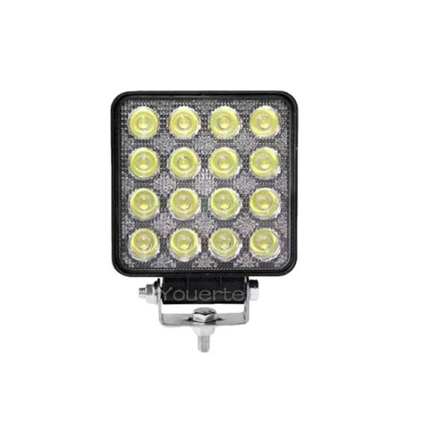 Warm Yellow 48w 12v Led Tractor Lights , Fog 24 Volt Tractor Lights