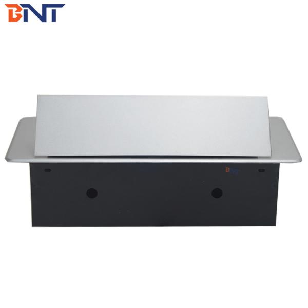 Zinc Alloy Material Tabletop Pop Up Hidden Outlet Keep Product In Stock With French Power Plug