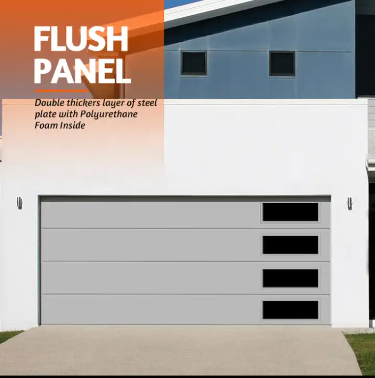 Industrial Commercial Sectional Roll Up Garage Door Vertical Security