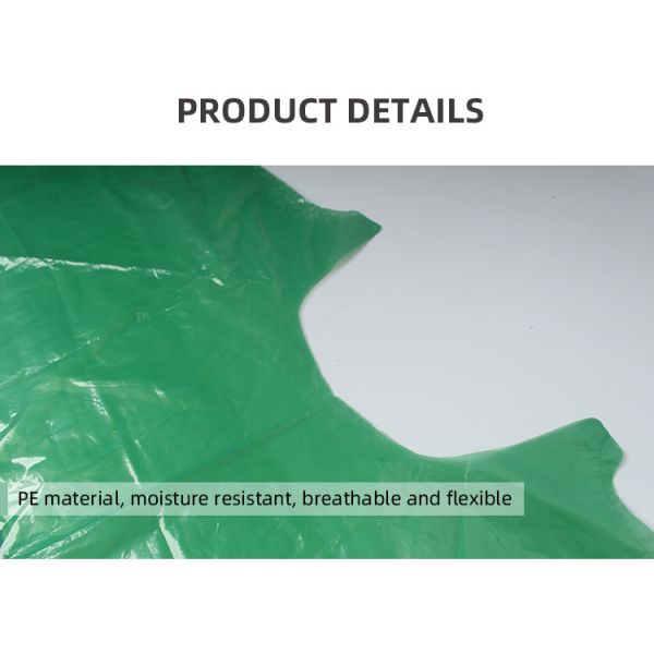 Elastic Cuffs Long Sleeves Disposable Veterinary Gown Sterile