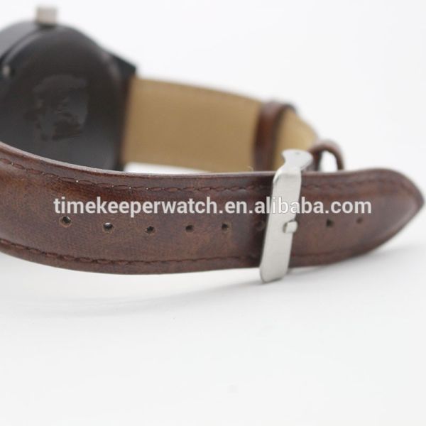 charm wood watches with your logo , leather wood wristwatches oem ,wholesale in China .