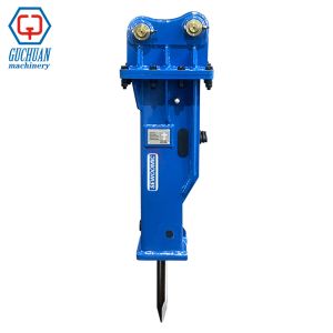 Guchuan SB30 / GCB53 168kg Silent Box Breaker 406J Impact for 2.5-4.5T Excavators With 53mm Chisel