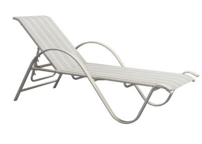 Metal Garden Furniture UV Resistance Outdoor Sunbed