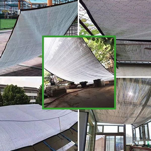 High Virgin HDPE Aluminum Foil Net Outdoor Shade Greenhouse Shading Screen Uv Resistant for the Vegetable Garden