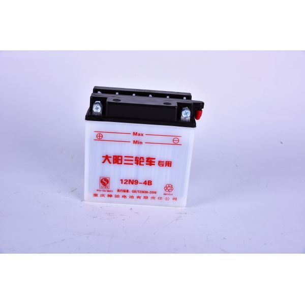 Batería de motocicleta de 12 V de voltaje y 9 Ah de capacidad fácil de reemplazar