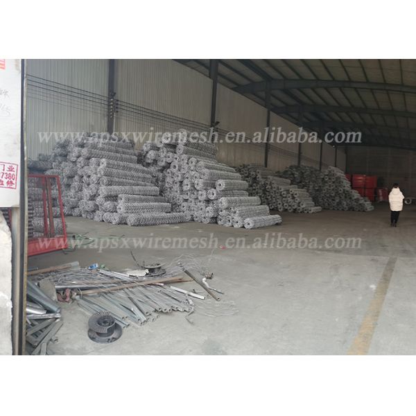 отверстие коробки 8x10cm Gabion шестиугольное гальванизировало противокоррозионное