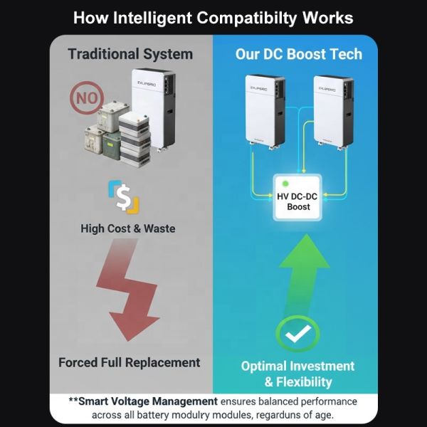400V High Voltage Modular Energy Storage System IP65 16kWh Expandable to 128kWh for Residential Solar