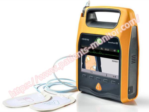 Mindray BeneHeart D1 Defibrillator Machine For Adult Yellow Color Medical Equipment Repair Used