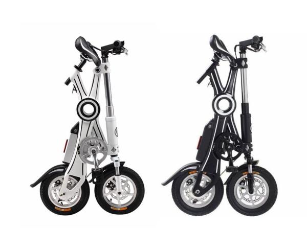 Max Range 40KM E Bike Folding Mini Electric Bike With 36V Voltage 8.5AH Lithium Battery